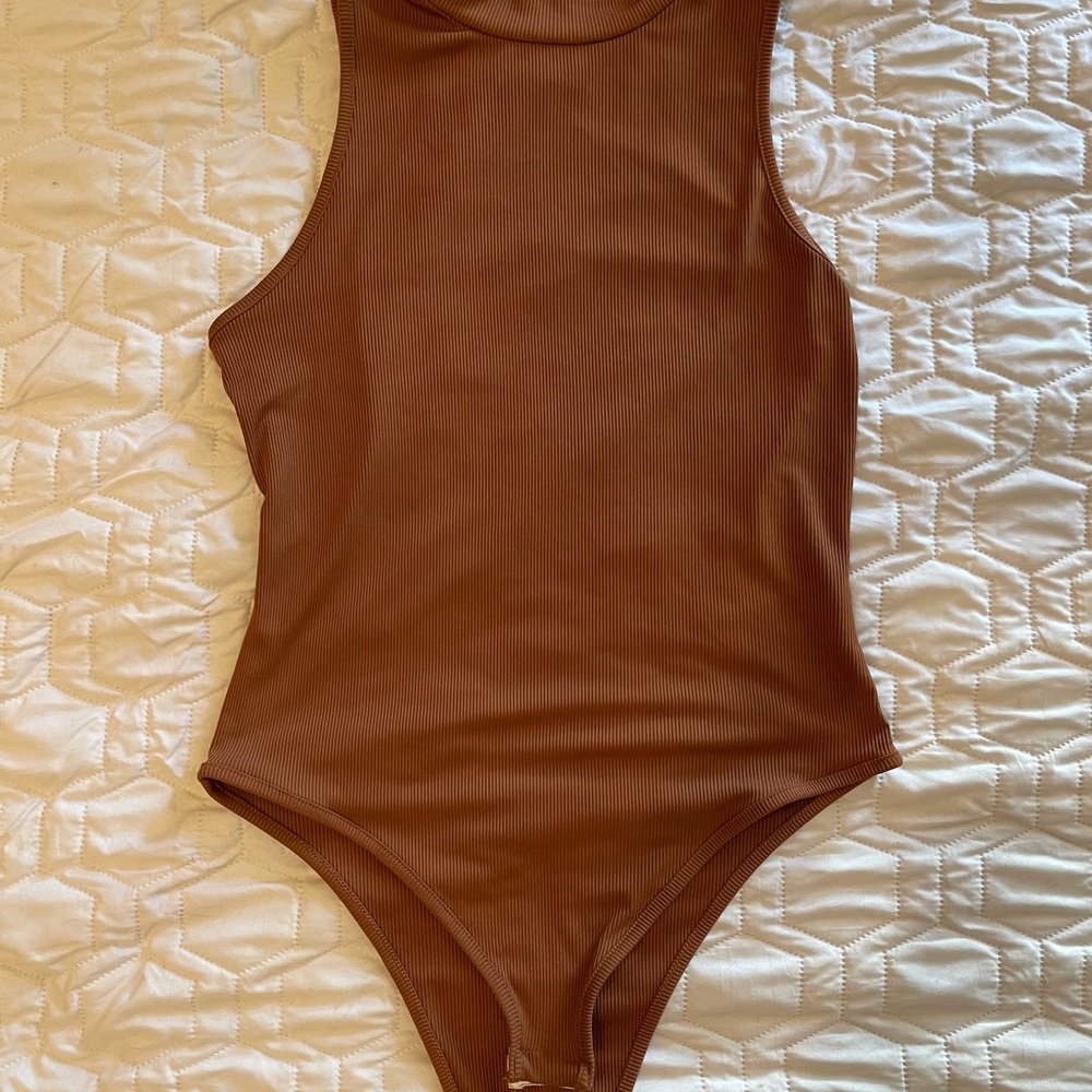Camel Brown Bodysuit